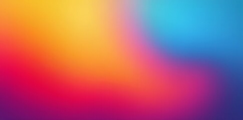 Obraz premium Smooth gradient of warm orange to cool blue hues, abstract, smooth
