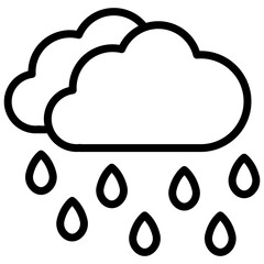line Rain Cloud