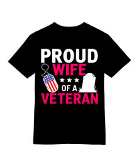 Proud Wife of a Veteran T-Shirt