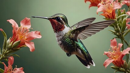 hummingbird stock photo file generative ai