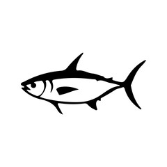 Fototapeta premium Silhouette of tuna