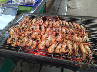 Grilled prawns, Grilled shrimps