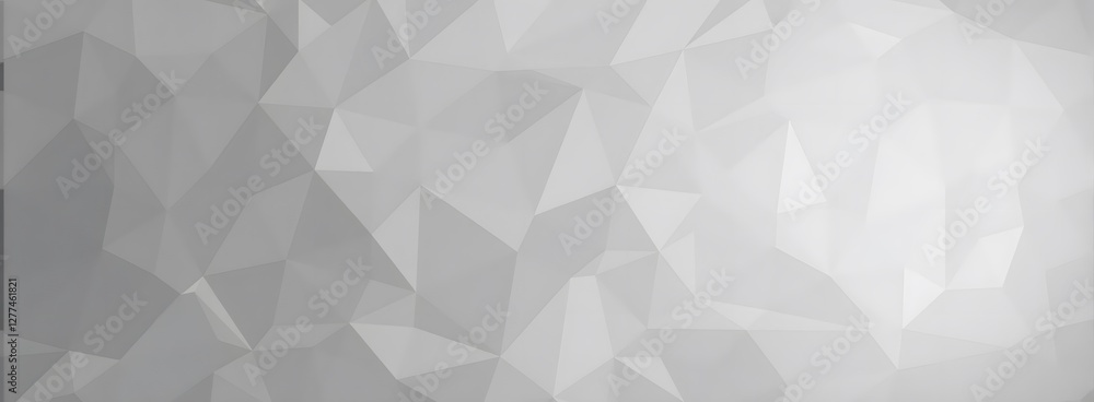 Aufkleber geometric gray abstract polygonal pattern with triangular shapes