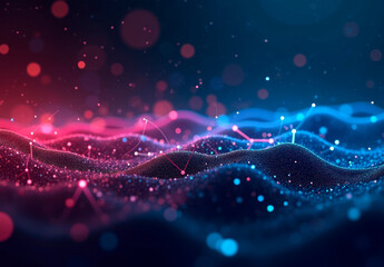 Digital background concept for graphics and technology, selective focus