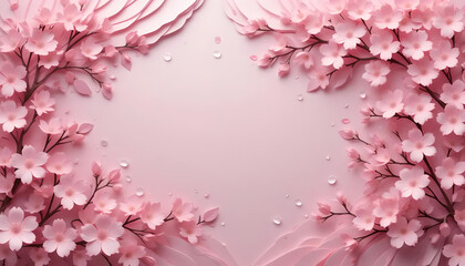 Sakura Paper Cut Art