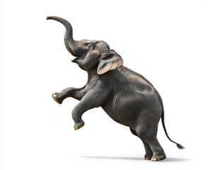elephant isolated on white background