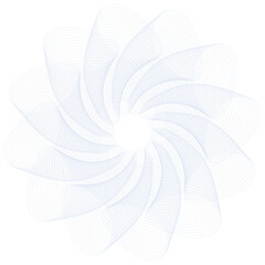 Gear watermark. Vector element for diploma, certificate, currency, voucher or money design. Transparent PNG version.