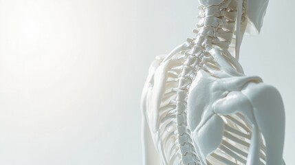 Obraz premium Chronic back pain management with personalized chiropractic care. Featuring spinal adjustments and posture correction