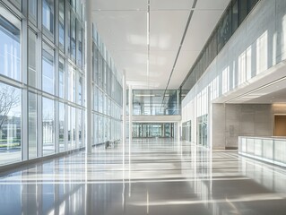 modern office building interior
