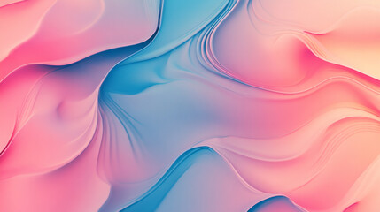 Fototapeta premium This abstract pink and blue gradient background showcases a smooth color transition. AI generative