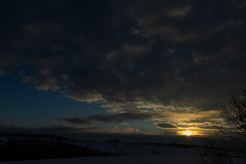 北海道美瑛-冬の朝の風景-17