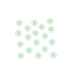 st patrick's day leaf pattern