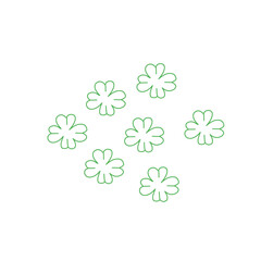 st patrick's day leaf pattern