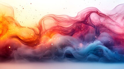 Transparent background with swirling abstract shapes ideal for music event promotions