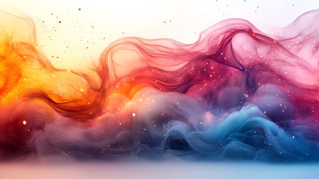 Transparent background with swirling abstract shapes ideal for music event promotions