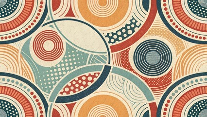 Fototapeta premium seamless pattern with circles