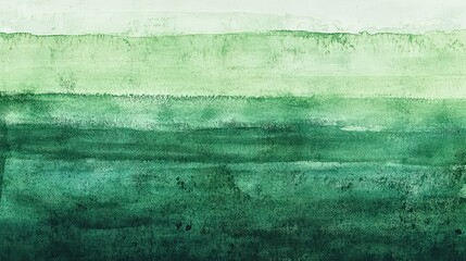 Naklejka premium Abstract Green Watercolor Striped Background.