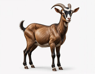 Obraz premium Playful Climber: Dwarf Goat