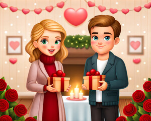 Roses & Kisses The Ultimate Valentine&rsquo;s Collection illustration