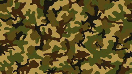 Fototapeta premium Multicam camouflage fabric with realistic texture for armed forces, woodland, camouflaged, military
