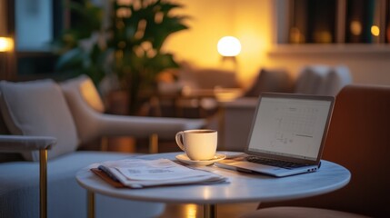 Housing costs comparison by a solo traveler in a boutique hotel lounge. Featuring independence and calculated planning