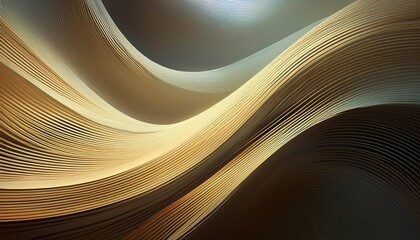 Abstract Digital Art with Smooth Curves and Gradient Colors