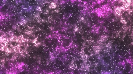 Obraz premium A vibrant cosmic scene featuring swirling purple and black hues, scattered with bright stars, evoking the beauty of deep space.