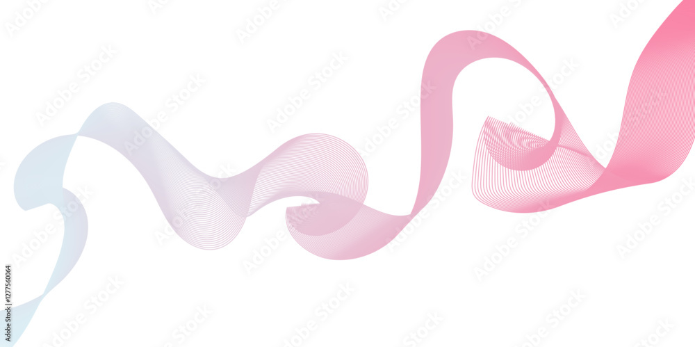 Poster abstract backdrop with colorful wave gradient lines. dynamic gradient colorful flowing blend element