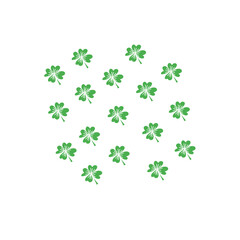 st patrick's day leaf background