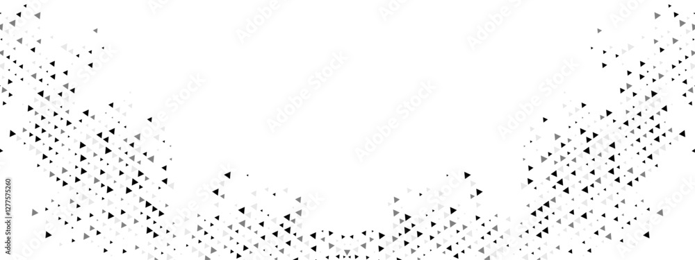 Aufkleber halftone abstract background with triangle mosaic. features a chaotic arrangement of particles, geom