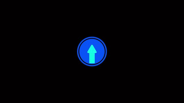 Upload icon upload process. Uploading file icon animation, send file icon, upload sign, upload arrow, File document upload logo