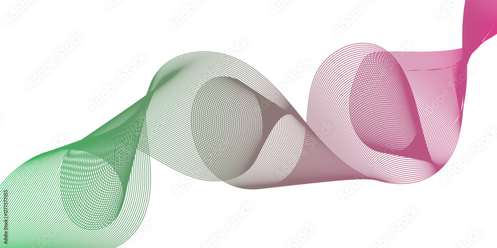 Poster abstract backdrop with colorful wave gradient lines. dynamic gradient colorful flowing blend element