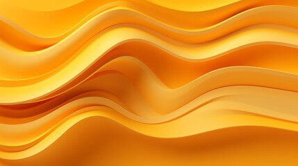 Fototapeta premium Abstract yellow wave background with clean, sharp focus. Perfect for mobile wallpapers, presentations, and digital projects. Hyper-realistic and modern.
