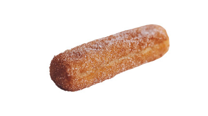 A delicious golden-brown churro coated in sugar, perfect for desserts or snacks. Ideal for adding sweetness to your food photography collection.