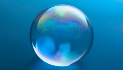 A whimsical landscape filled with magical bubbles.  