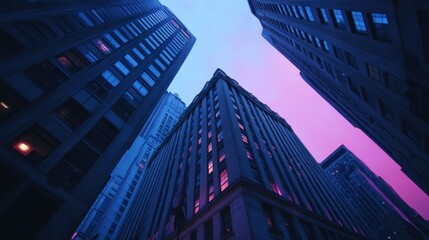 Federal Reserve building at dusk. Featuring fiscal oversight and power