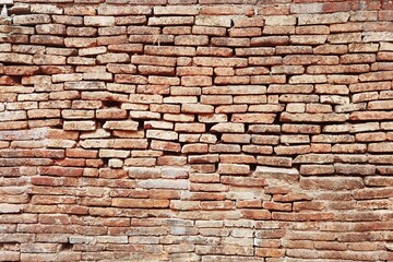 Texture of the brick walls     