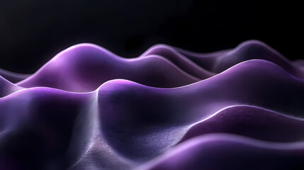 Obraz premium Mysterious Violet Waves