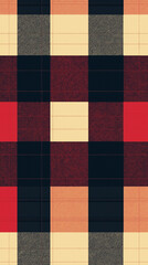 タータンチェック背景｜シンプルでおしゃれな格子柄デザイン。スマートフォン9:16のアスペクト比
