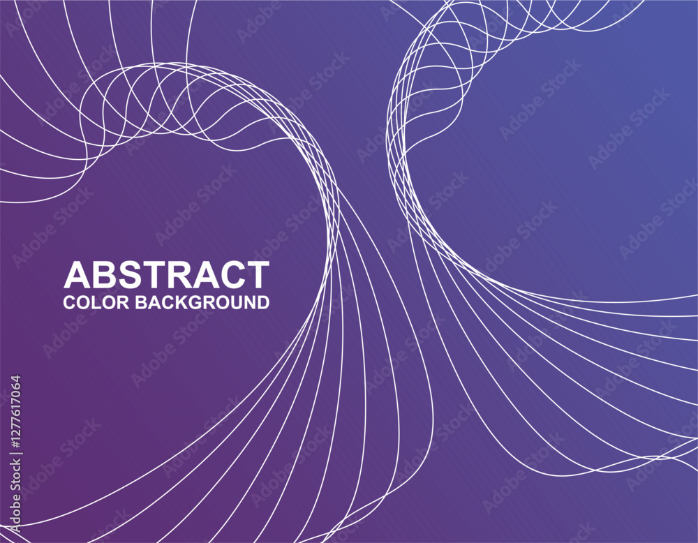 Poster abstract color background vector design