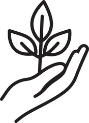 Design of green energy  icon logo illustration isolated on white background.