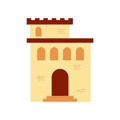 Fototapeta premium Arabian Landscape Element Castle 