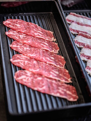 Premium Wagyu Beef Slices with Perfect Marbling