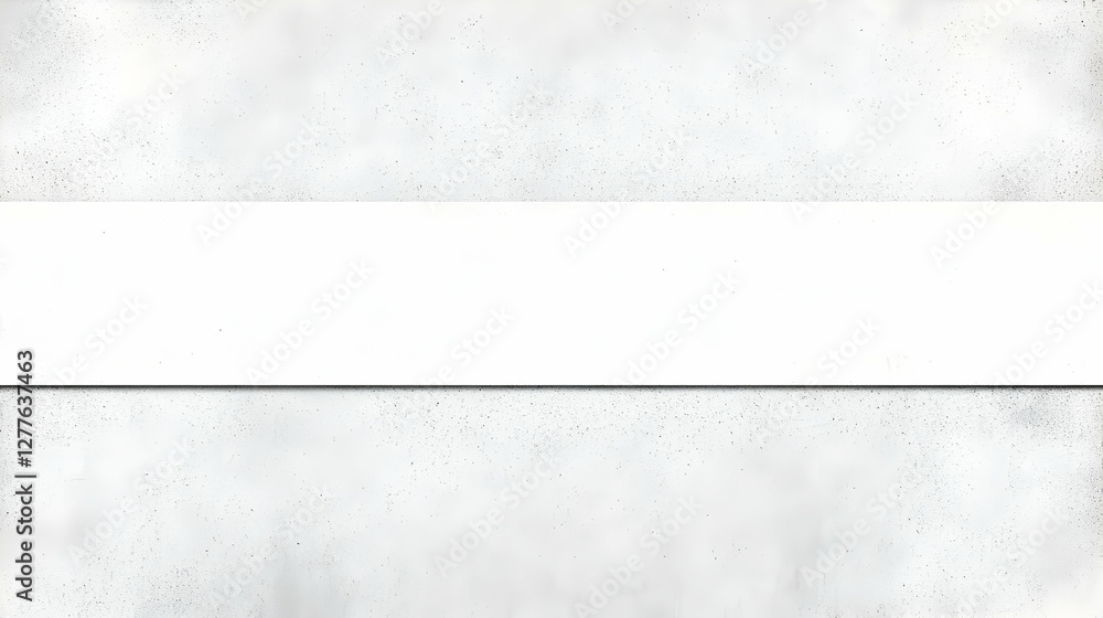 Poster clean minimalist concrete texture background with a white banner for text or design. ideal for moder