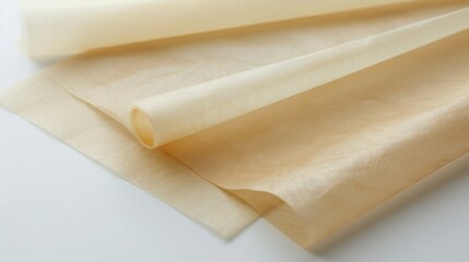 Parchment Paper: Translucent, textured paper designed for writing, crafting, and baking, offering a non-stick surface for easy handling and cleanup.
