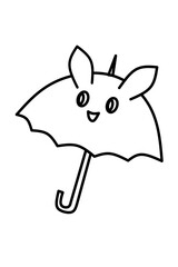 umbrella with rabbit character
