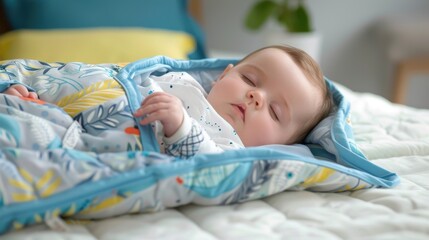 Sleep Sack: A safe, wearable blanket that replaces loose bedding, offering warmth and reducing the risk of SIDS for a peaceful night&rsquo;s sleep.
