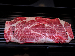 Premium Wagyu Beef Slices with Perfect Marbling
