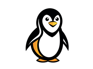 penguin Mascot Unique Logo Design