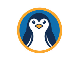 penguin Mascot Unique Logo Design